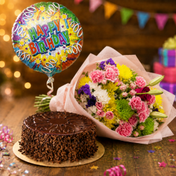 Ultimate Cake & Flower combo