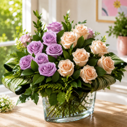Peaceful & Peach Floral Design
