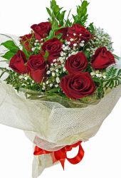 Dozen Roses Hand-Tied 